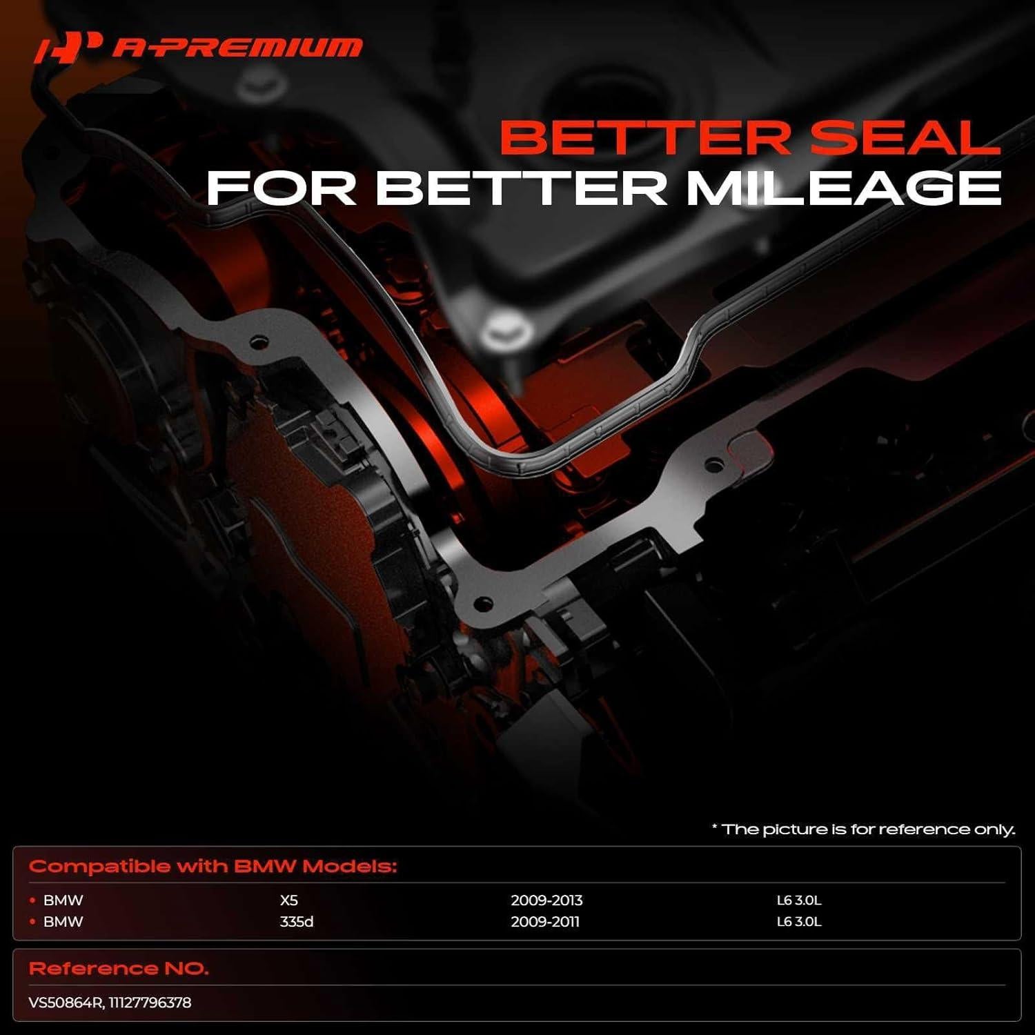 Junta de Tapa de Válvula A-Premium para BMW E70 X5 y E90 335d