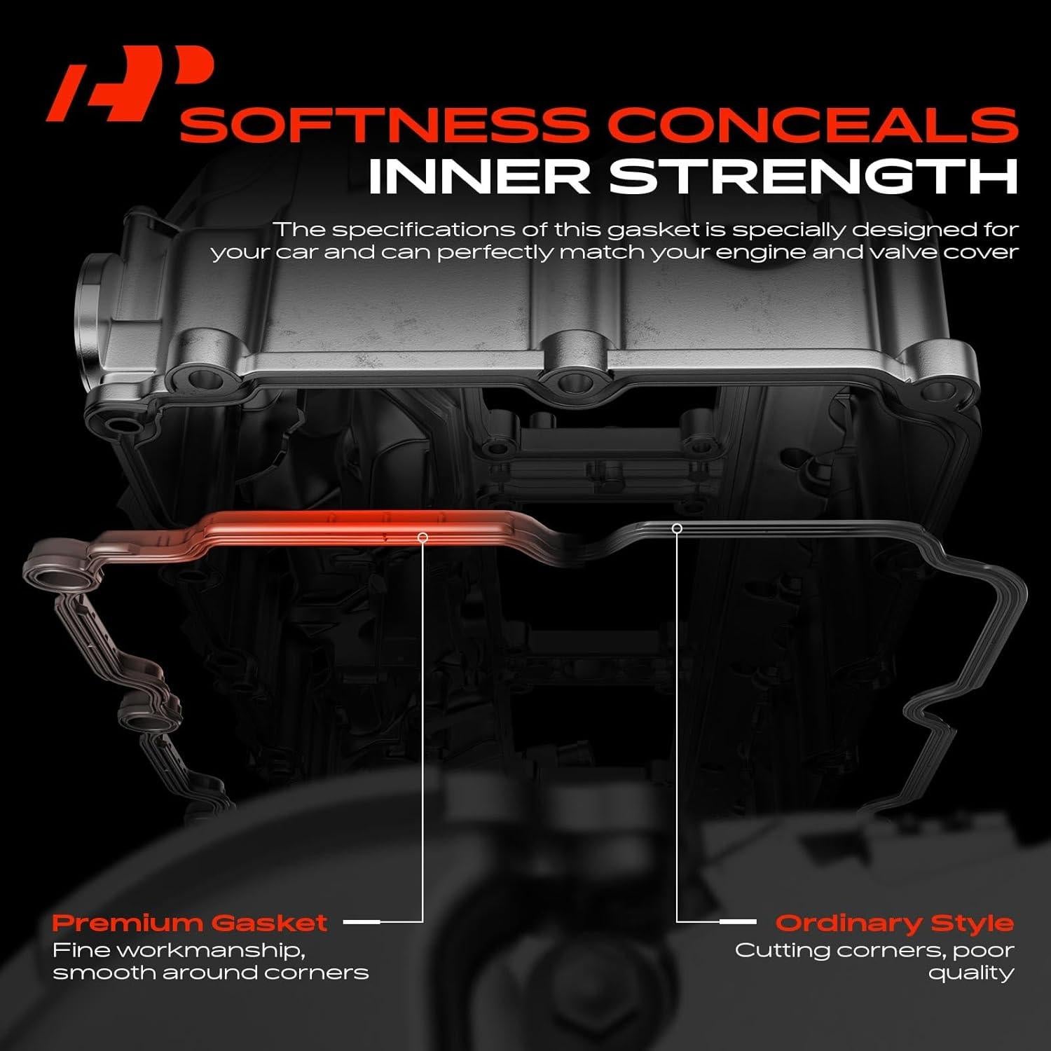 Junta de Tapa de Válvula A-Premium para BMW E70 X5 y E90 335d