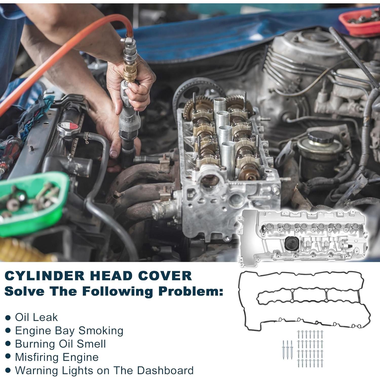 Cubierta de Válvula Motor TUCKBOLD para BMW 3.0L 2008-2011