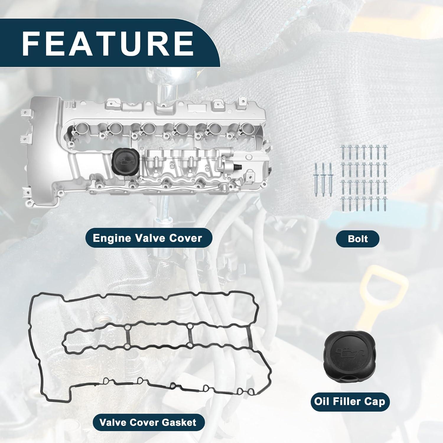 Cubierta de Válvula Motor TUCKBOLD para BMW 3.0L 2008-2011