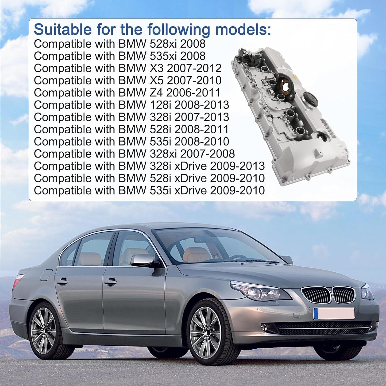 Cubierta de Válvula de Motor Aluminio CARMOCAR para BMW 2007-2013