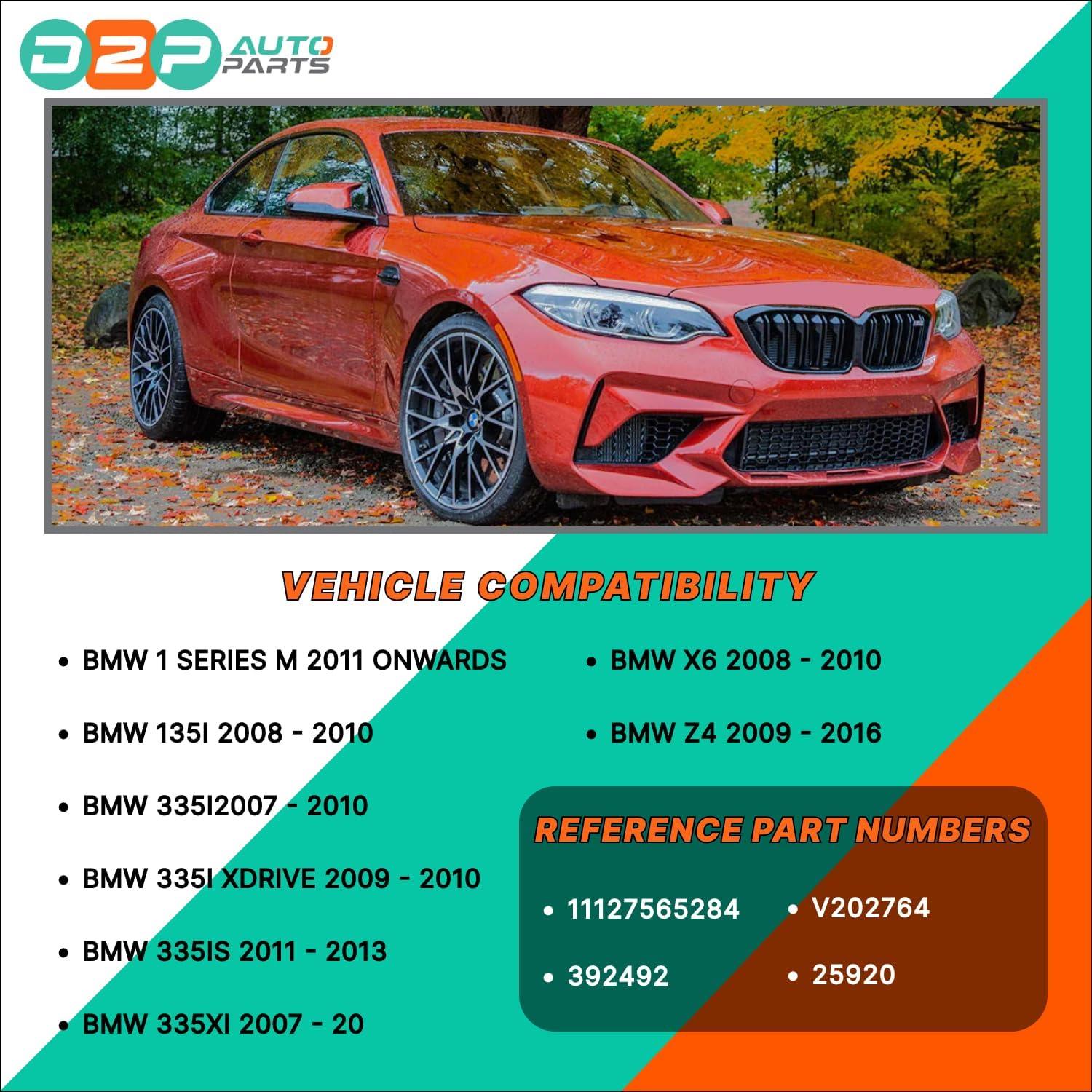 Kit Tapa de Válvula Motor D2P N54/N55 para BMW 1/3/5/X6/Z4