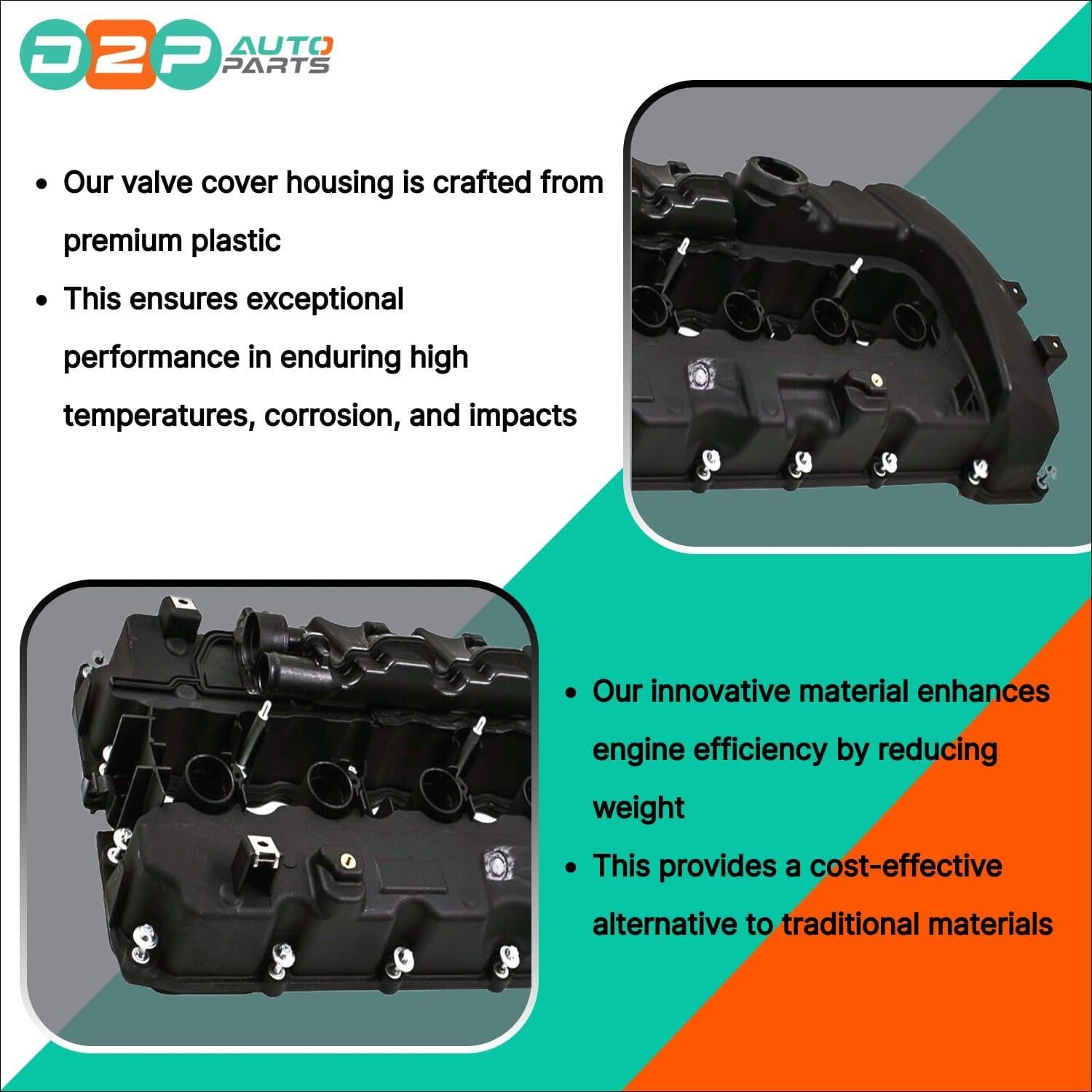 Kit Tapa de Válvula Motor D2P N54/N55 para BMW 1/3/5/X6/Z4