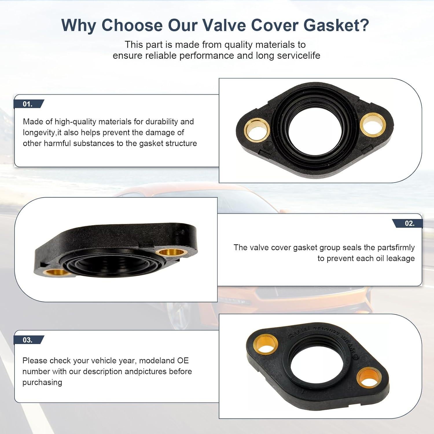 Tapa de Válvula del Motor BMW 11377502022 E81 E87 E90 F30