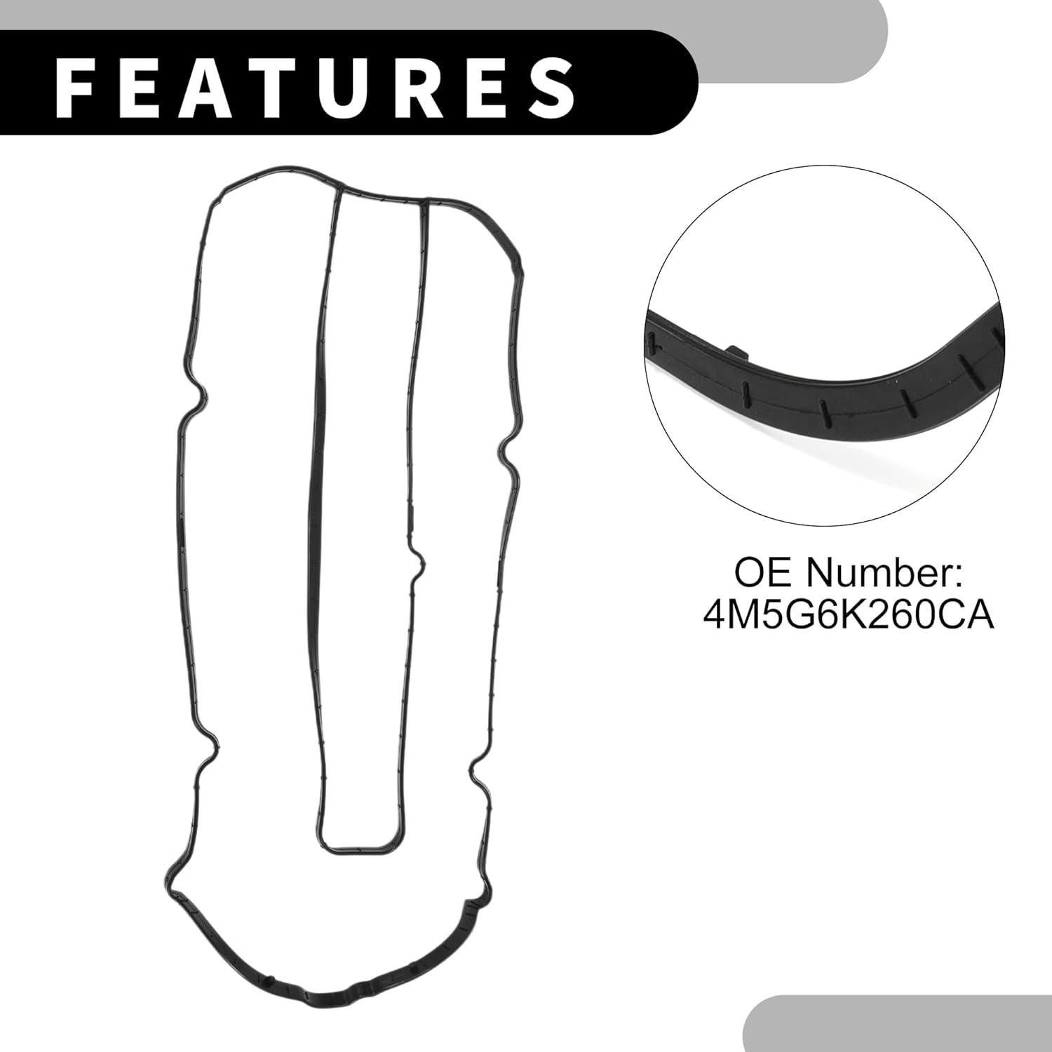 Junta de Tapa de Válvula Partuto 4M5G6K260CA para Ford