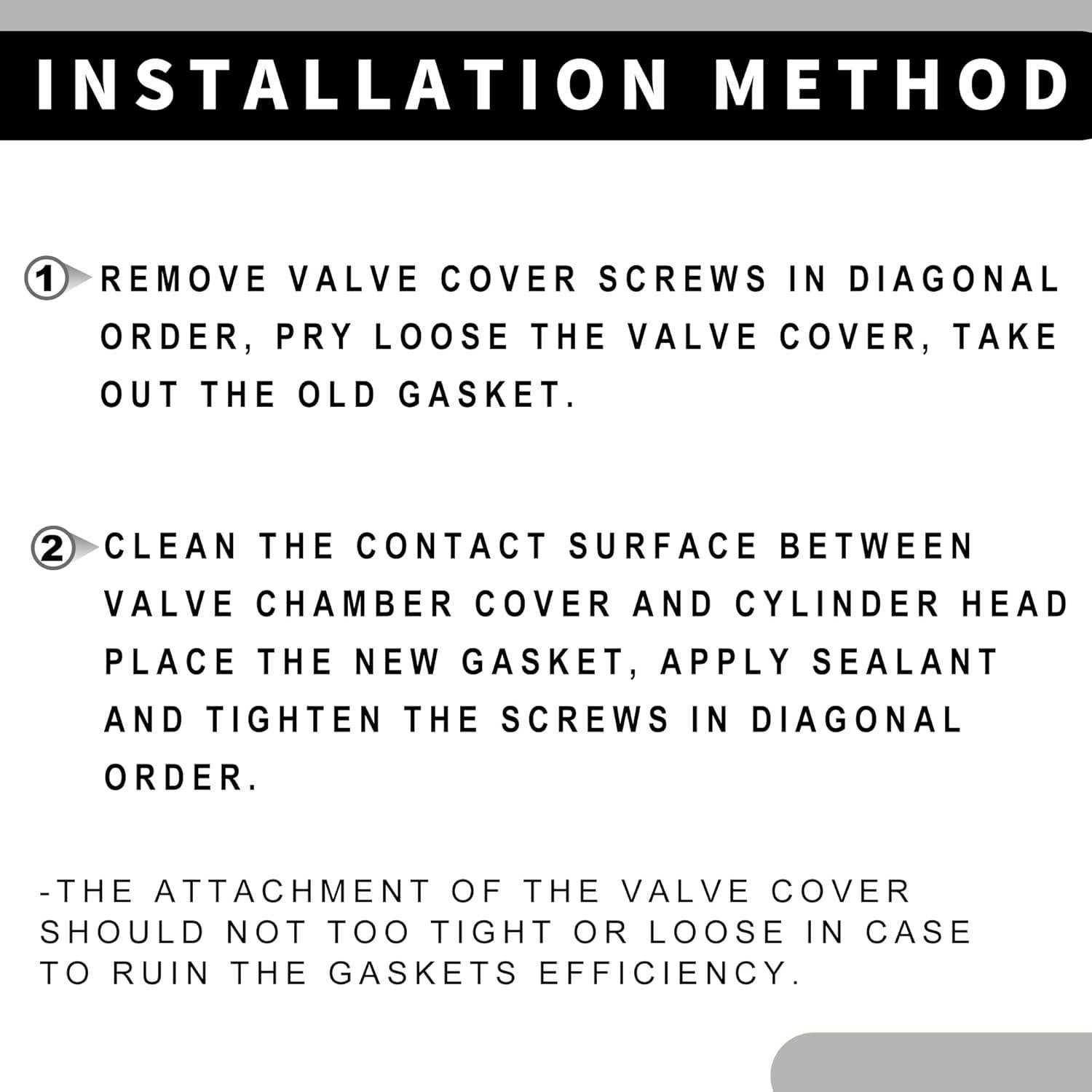Junta de Tapa de Válvula Partuto 4M5G6K260CA para Ford