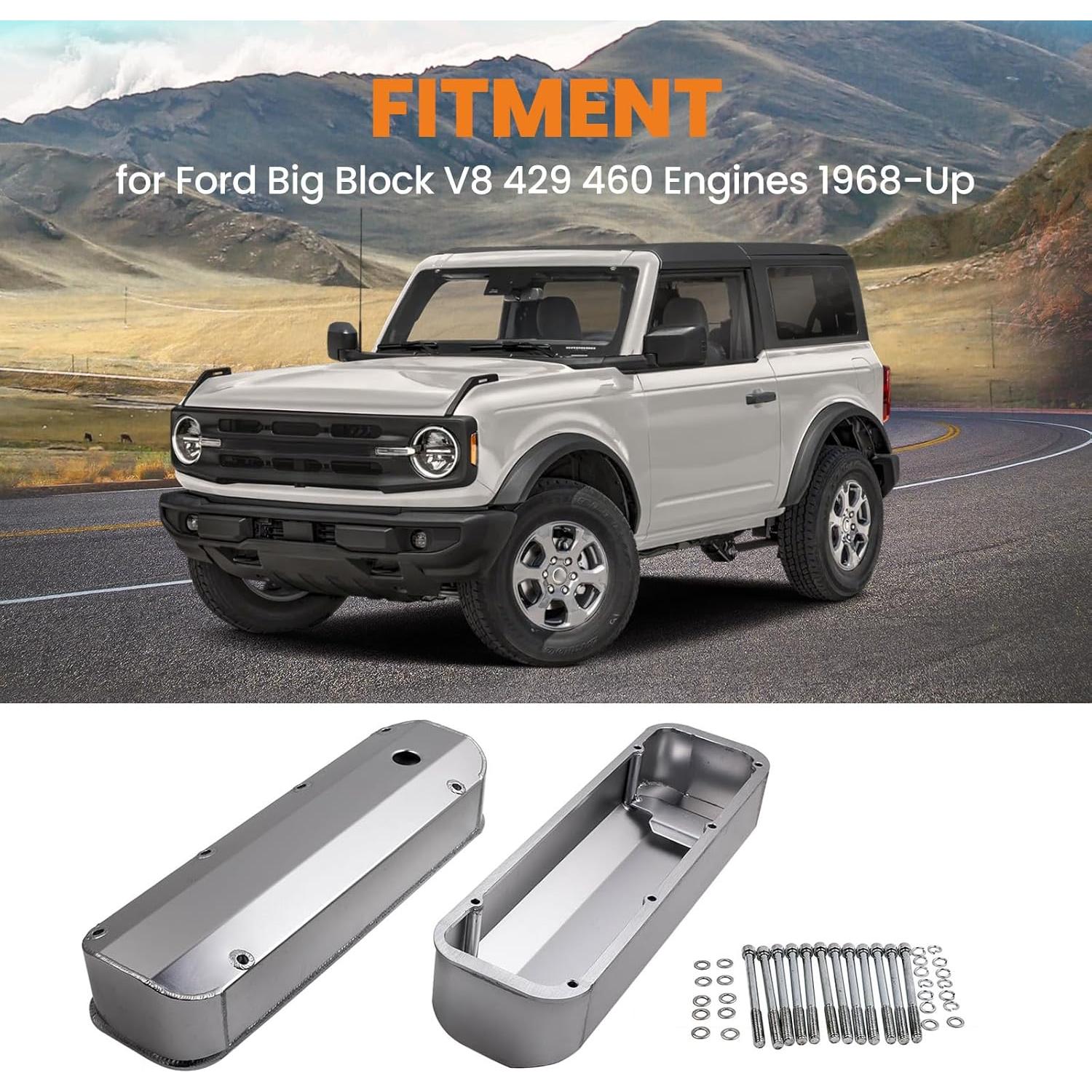 Cubiertas de Válvula Altas de Aluminio maXpeedingrods para Ford BB 429 460