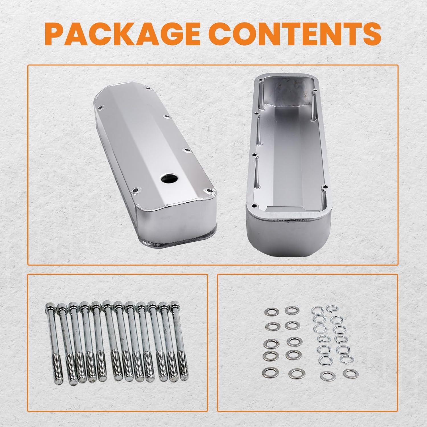 Cubiertas de Válvula Altas de Aluminio maXpeedingrods para Ford BB 429 460