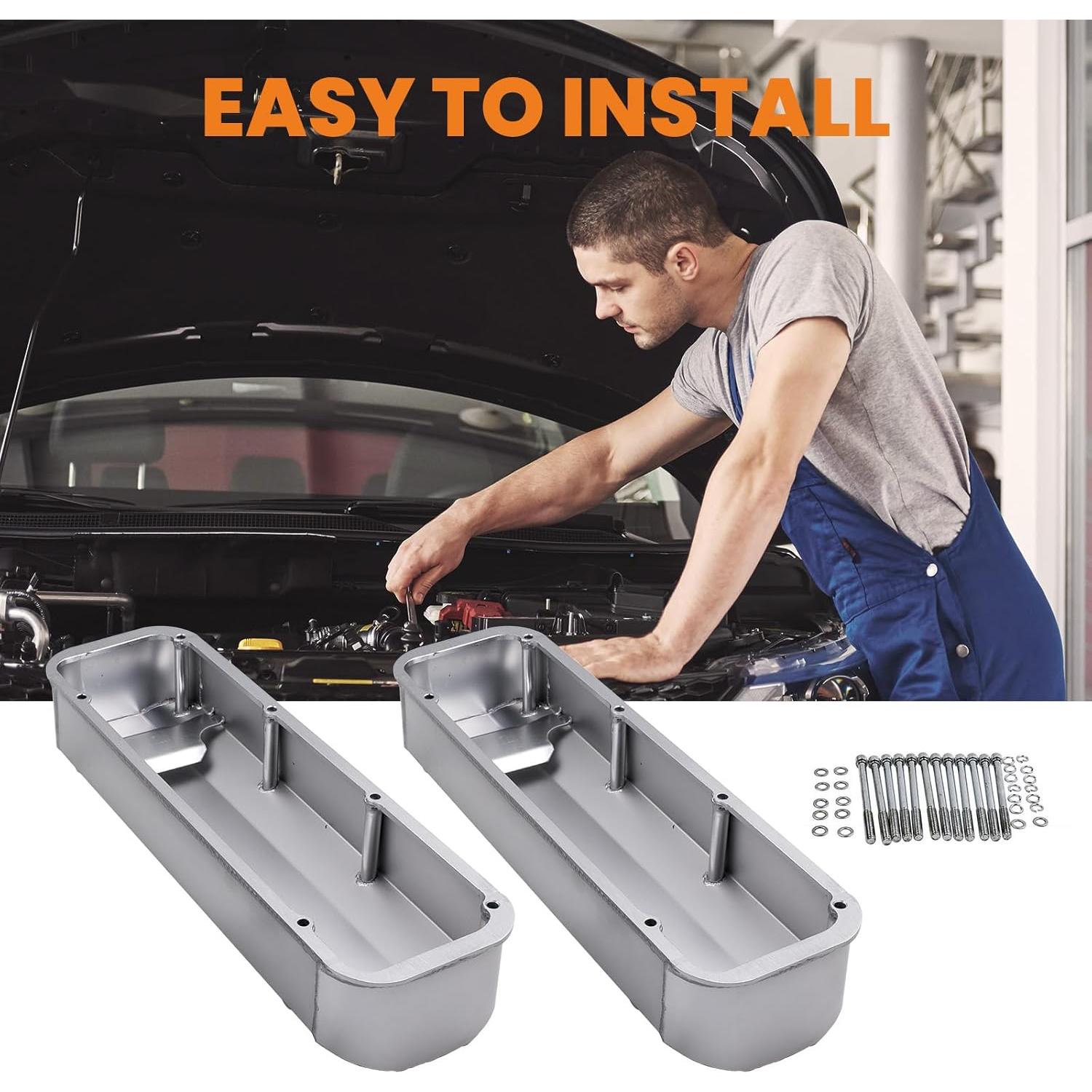 Cubiertas de Válvula Altas de Aluminio maXpeedingrods para Ford BB 429 460