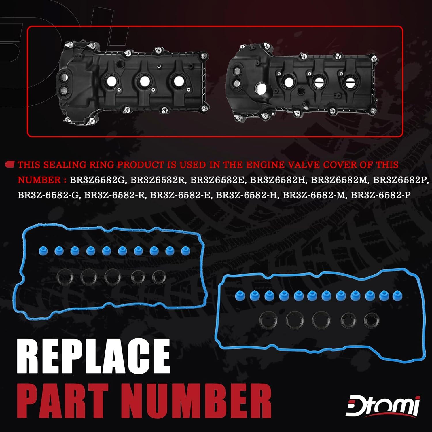 Juego de Juntas de Tapa de Válvula Dtomi para Ford 2011-2020