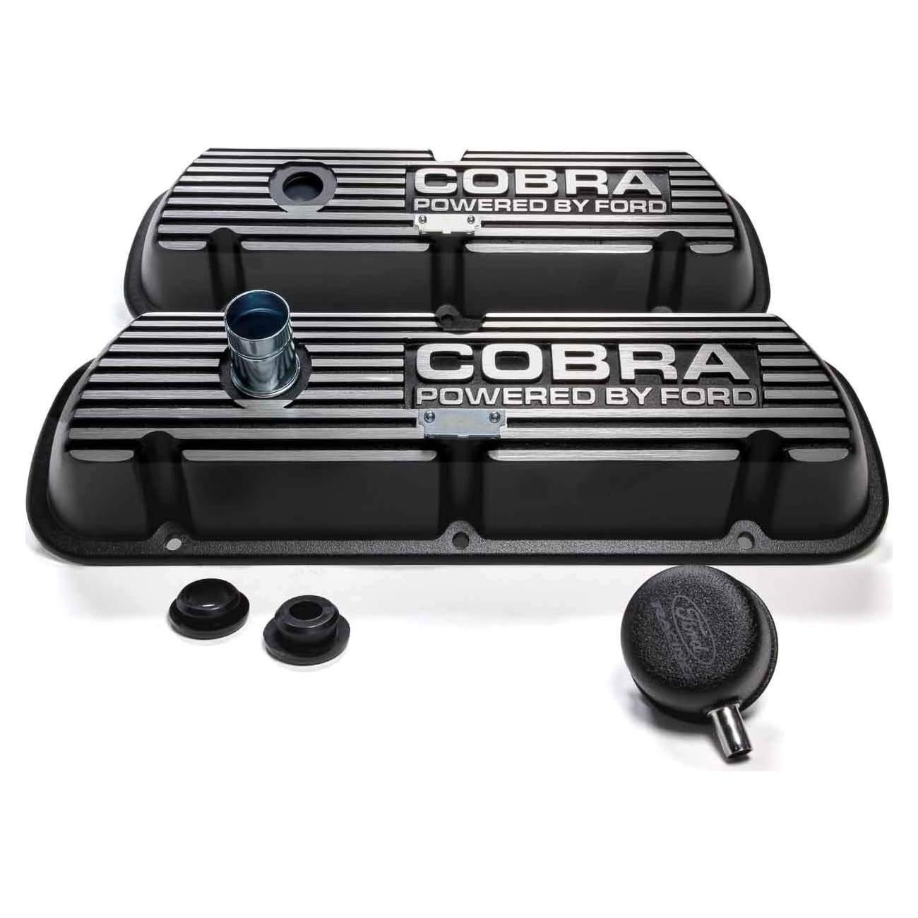 Cubierta de Válvula Ford M-6582-A Aluminio Negro Arrugado