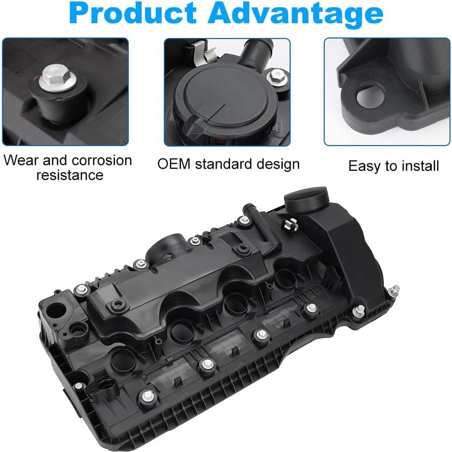 Tapa de Válvula de Motor WATERWICH para BMW 545i 550i 4.4L 4.8L