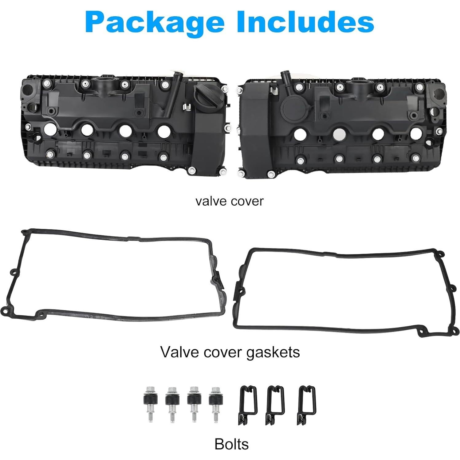 Tapa de Válvula de Motor WATERWICH para BMW 545i 550i 4.4L 4.8L