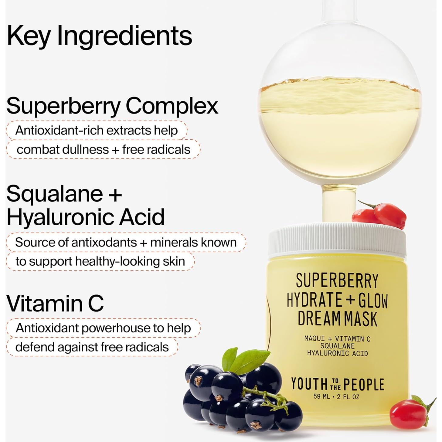 Mascarilla Facial Youth To The People Superberry 45g