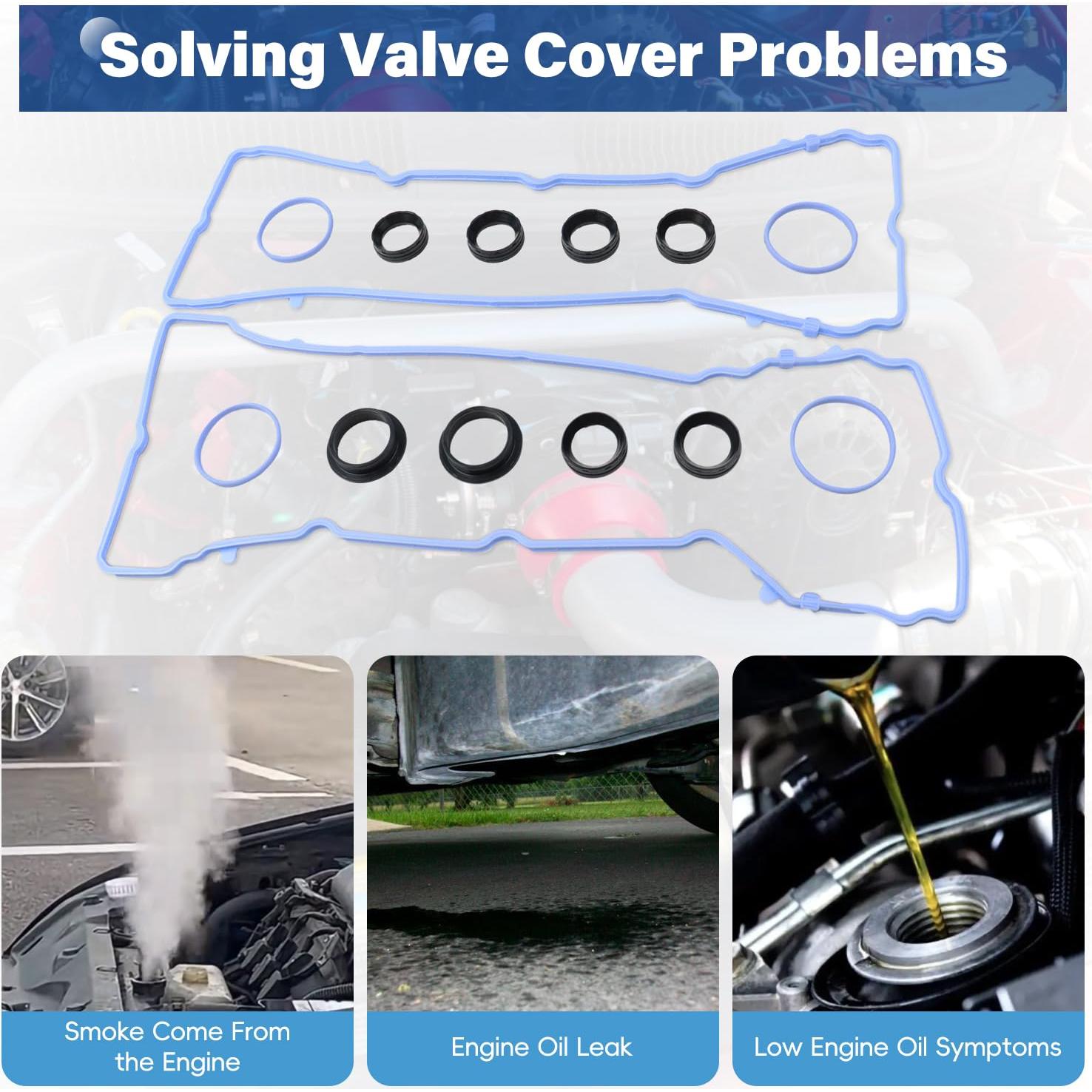 Juego de Junta de Tapa de Válvula GZZTorres VS50805R Compatible Dodge
