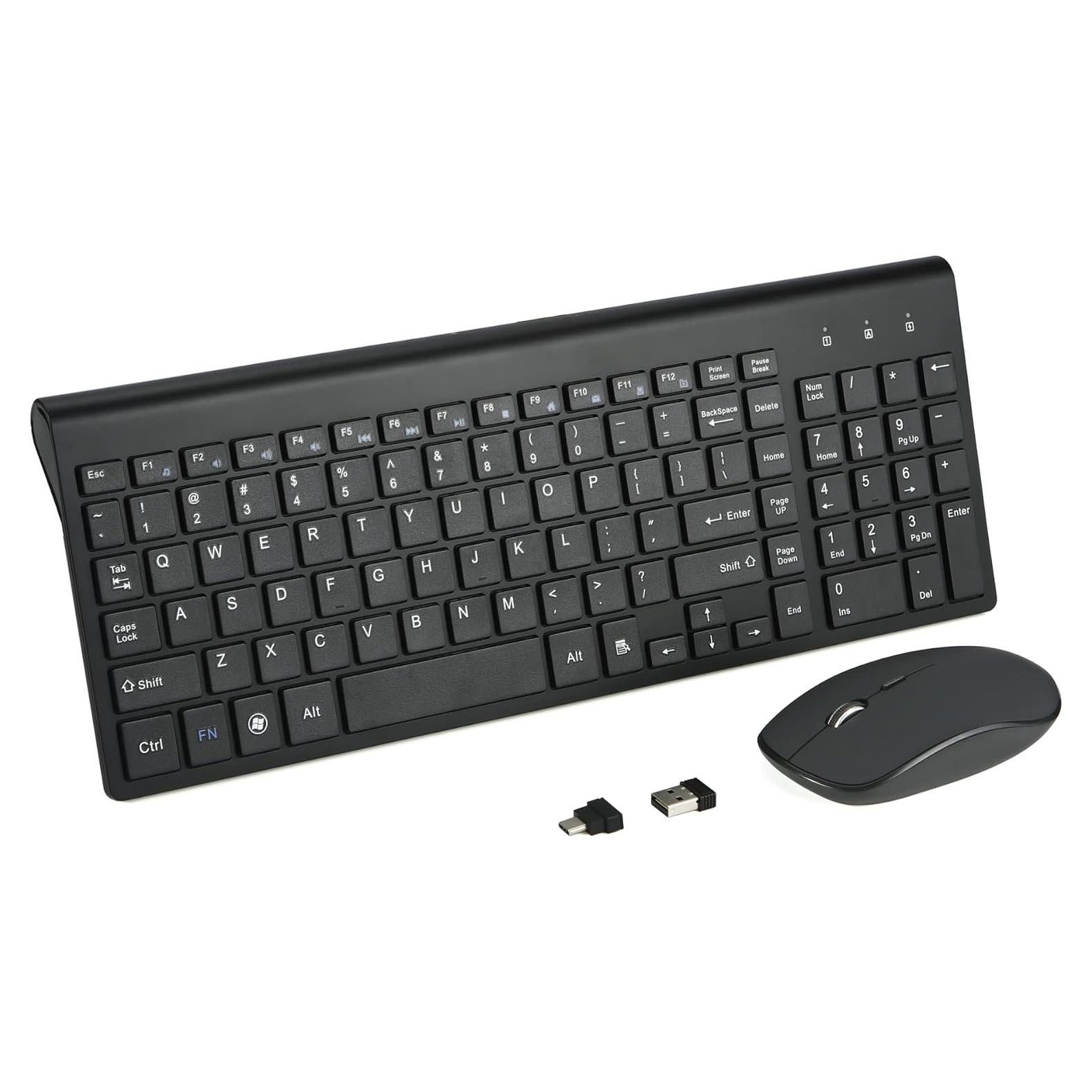 Combo Teclado y Ratón Inalámbrico Fonicer USB C y A