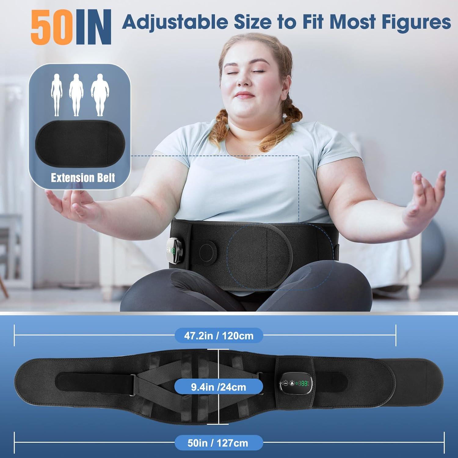 Almohadilla Térmica Inalámbrica WOLOYHEATIE con Masaje 120cm