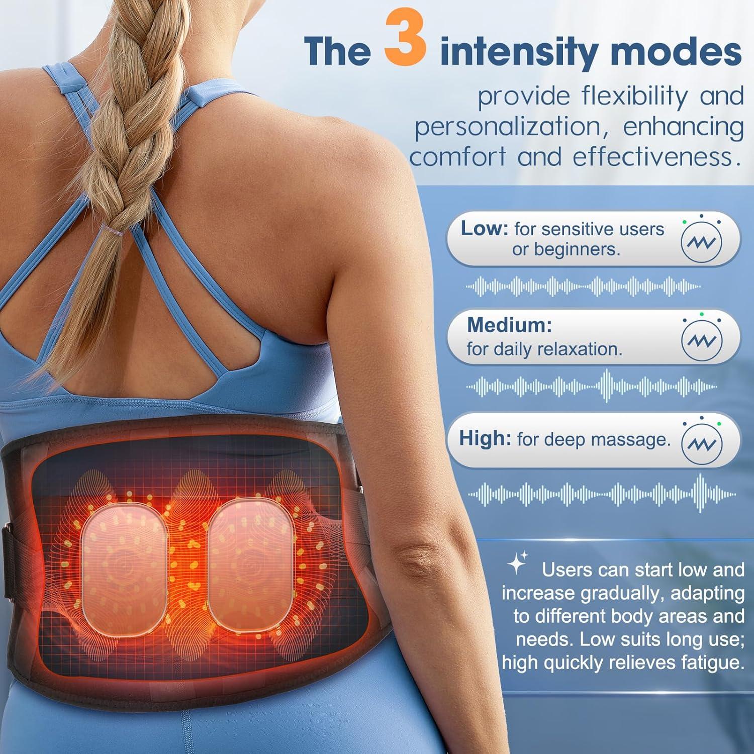 Almohadilla Térmica Inalámbrica WOLOYHEATIE con Masaje 120cm