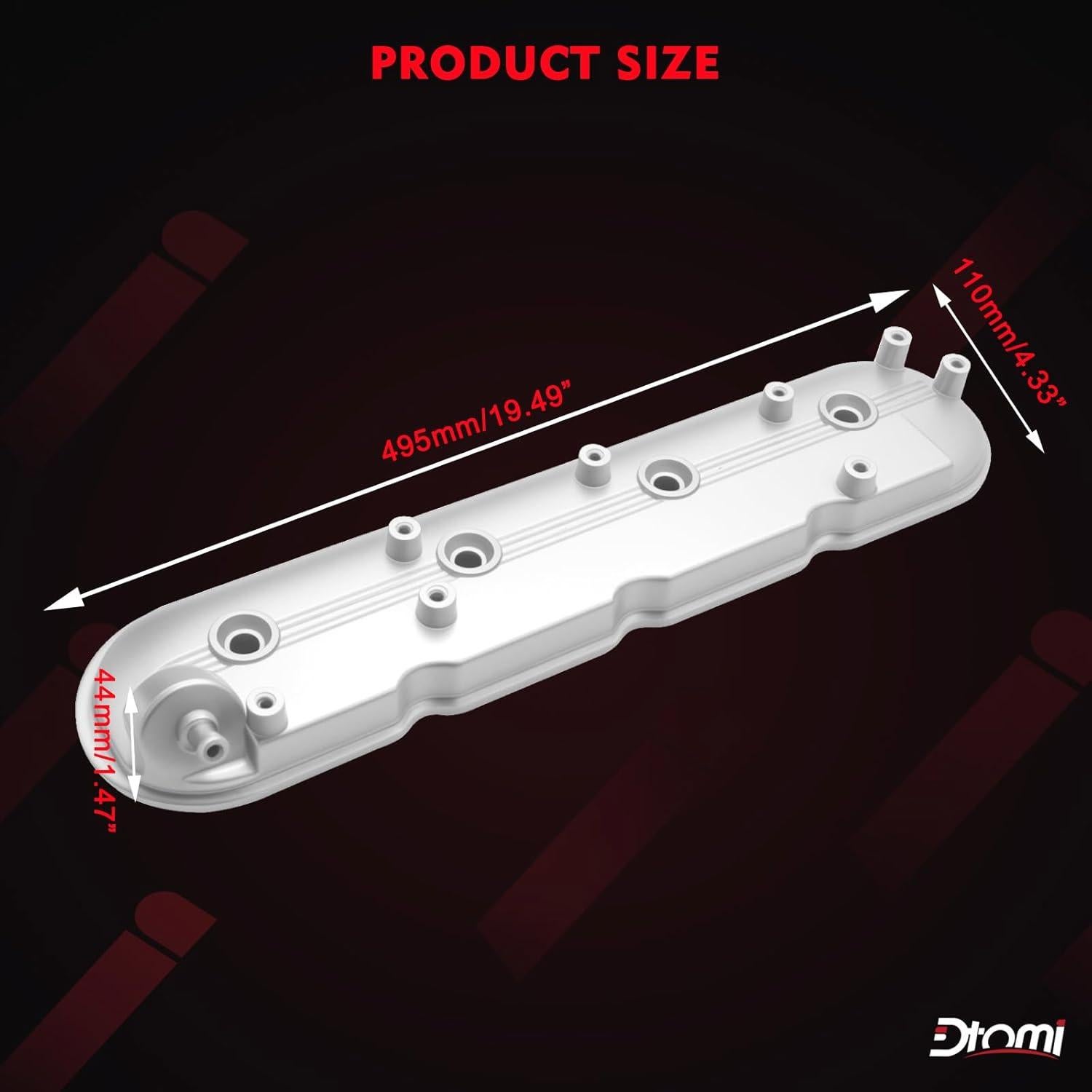 Juego de tapa de válvula Dtomi con junta y tornillos 1999-2008