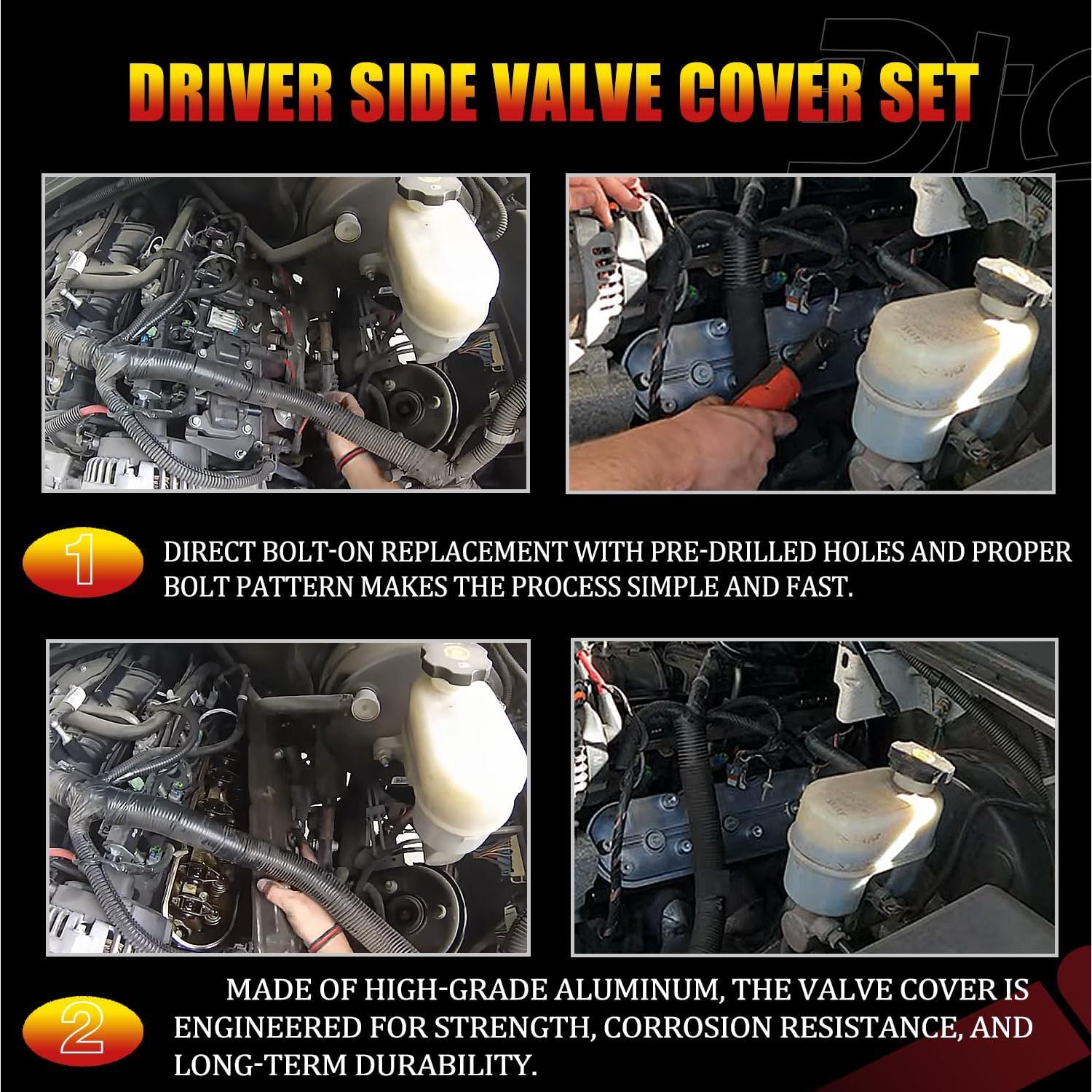 Juego de tapa de válvula Dtomi con junta y tornillos 1999-2008