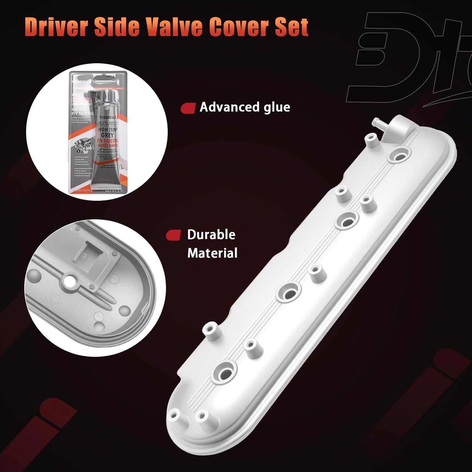 Juego de tapa de válvula Dtomi con junta y tornillos 1999-2008