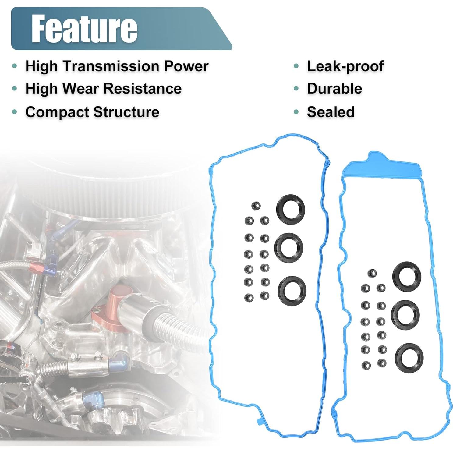 Junta de Tapa de Válvula X AUTOHAUX para Cadillac y Chevrolet