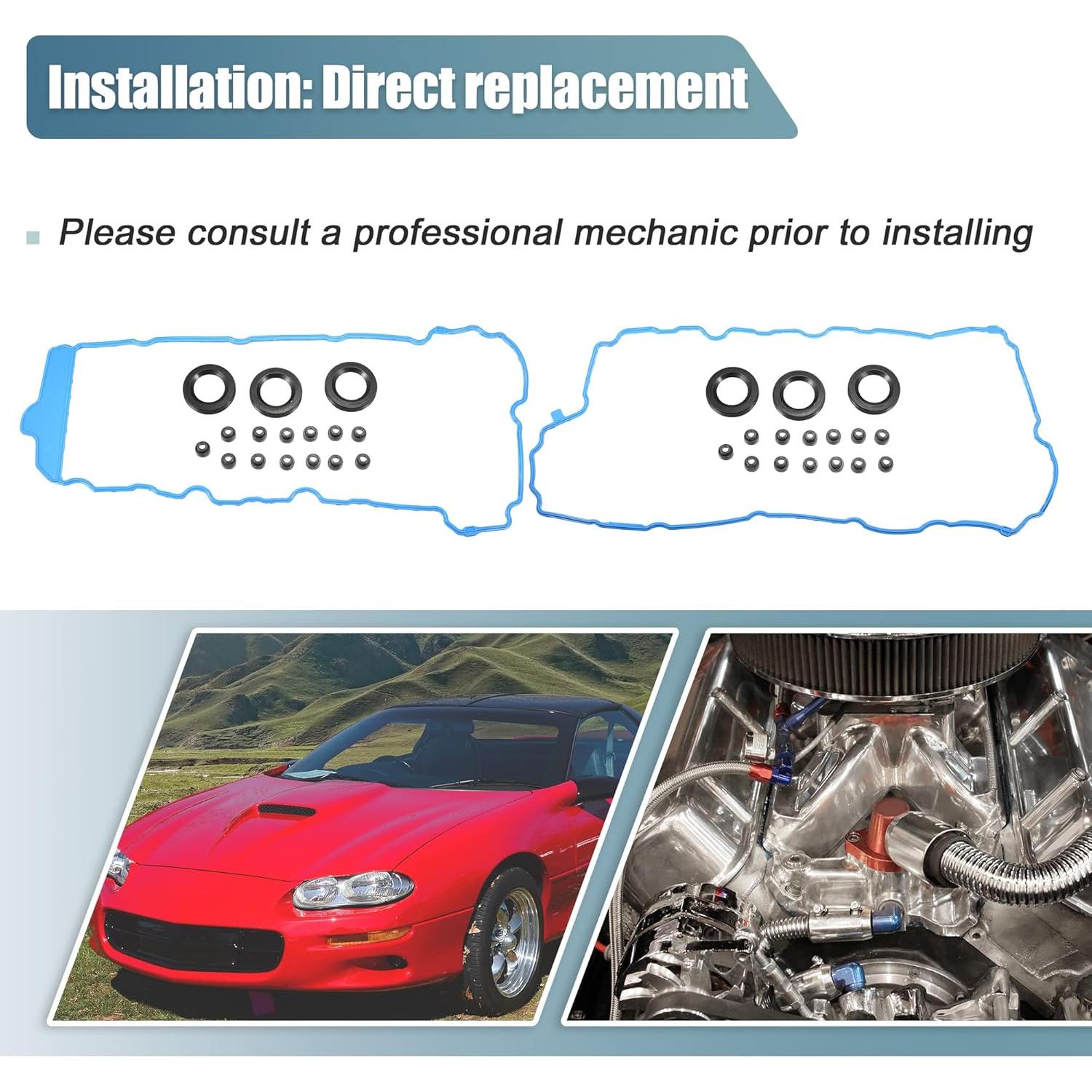 Junta de Tapa de Válvula X AUTOHAUX para Cadillac y Chevrolet