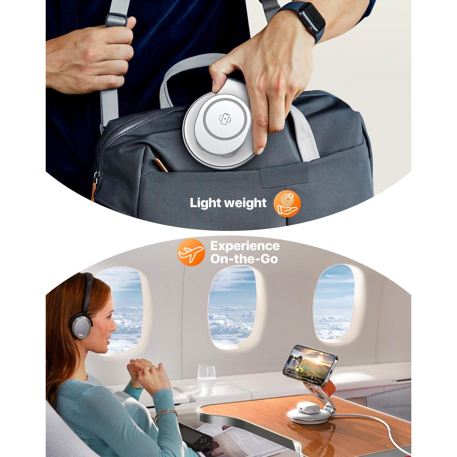 Estación de Carga Inalámbrica EXW 3 en 1 para iPhone y Apple Watch