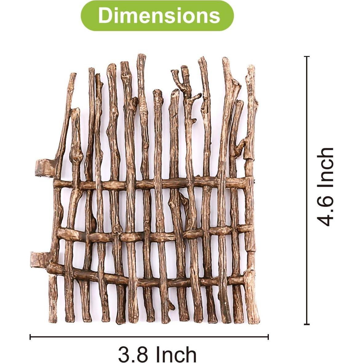 Juego de Cerca de Granja Volnau 12 Piezas Madera Plástica