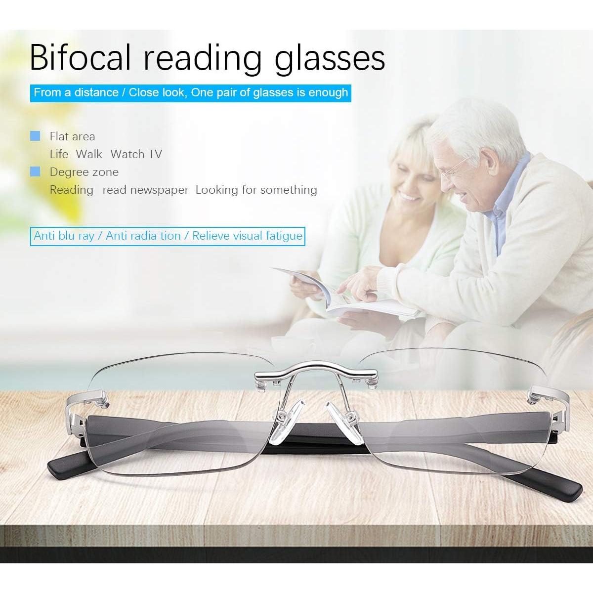 Gafas de lectura bifocales MIRYEA fotoquímicas anti luz azul