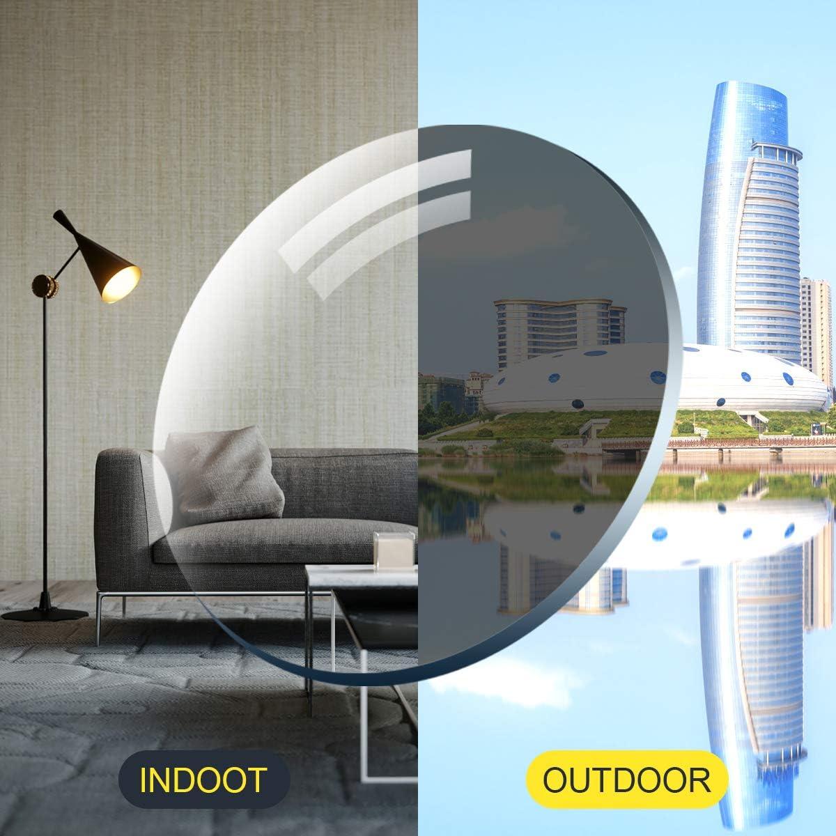 Gafas de lectura bifocales MIRYEA fotoquímicas anti luz azul