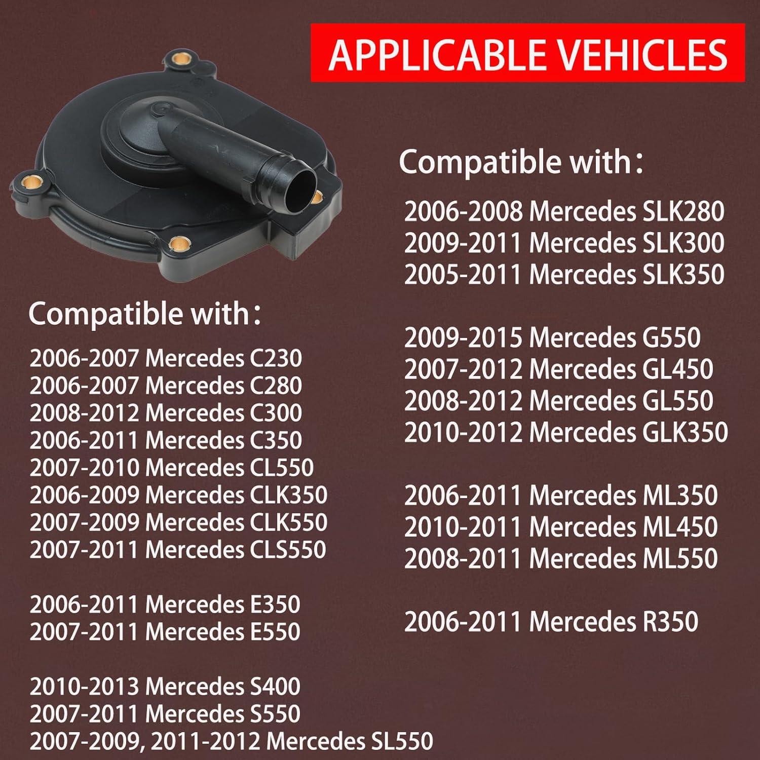 Válvula de Ventilación del Cárter MADUOMA A2720100631