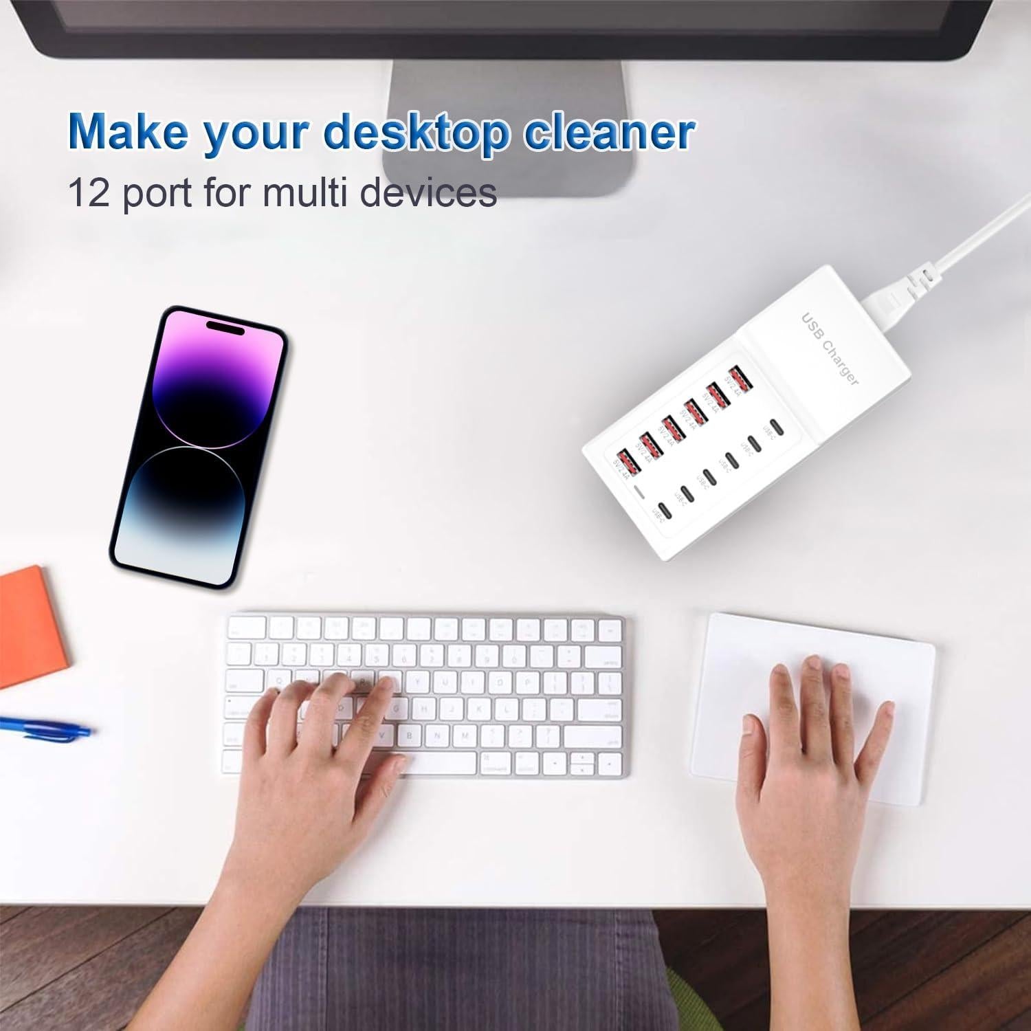 Estación de Carga USB 50W 12 Puertos Huizhou Yili