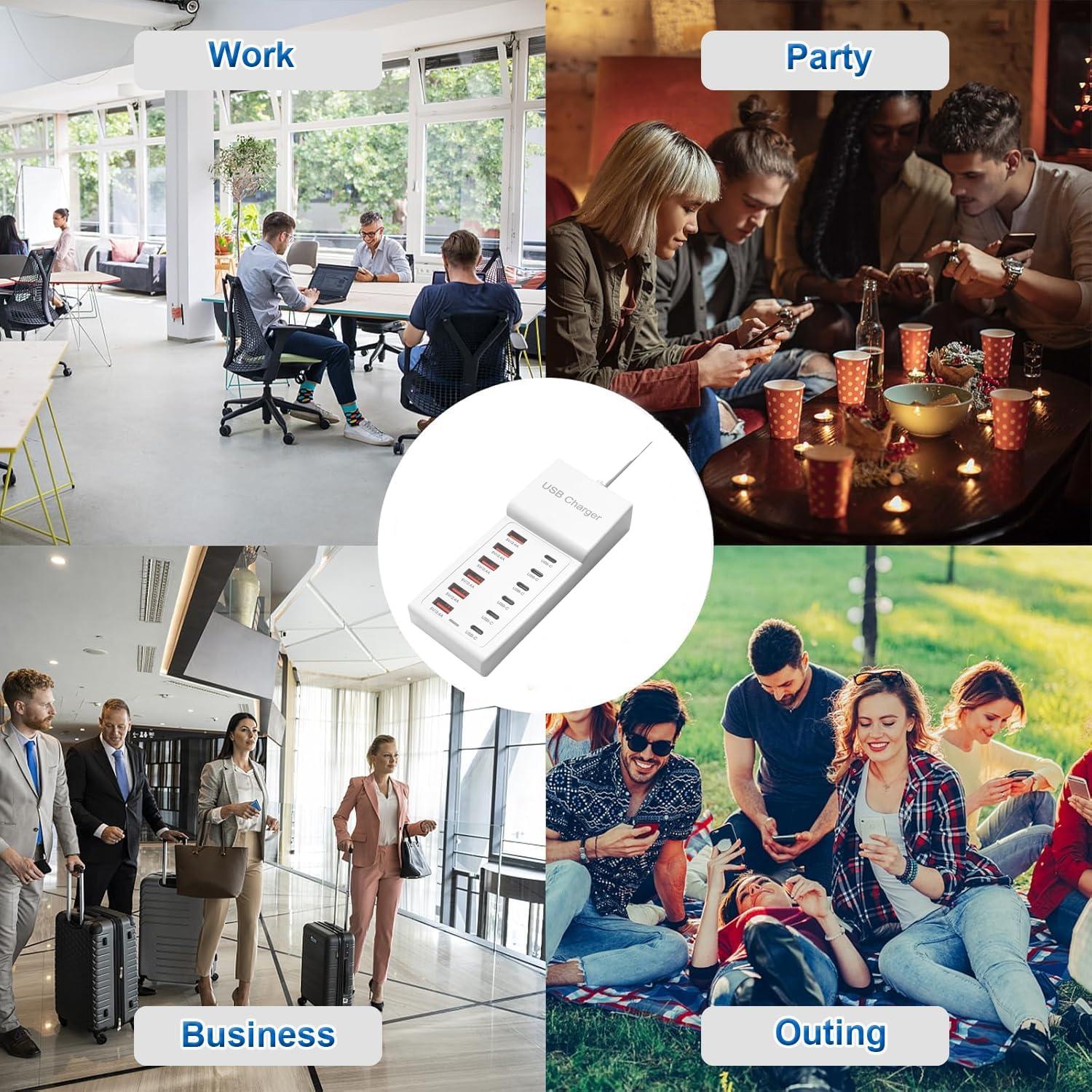 Estación de Carga USB 50W 12 Puertos Huizhou Yili