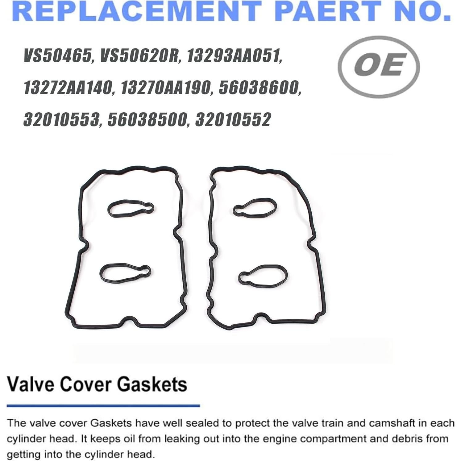 Juego de Junta de Tapa de Válvula AUCERAMIC SU-0019-VC 2 PCS