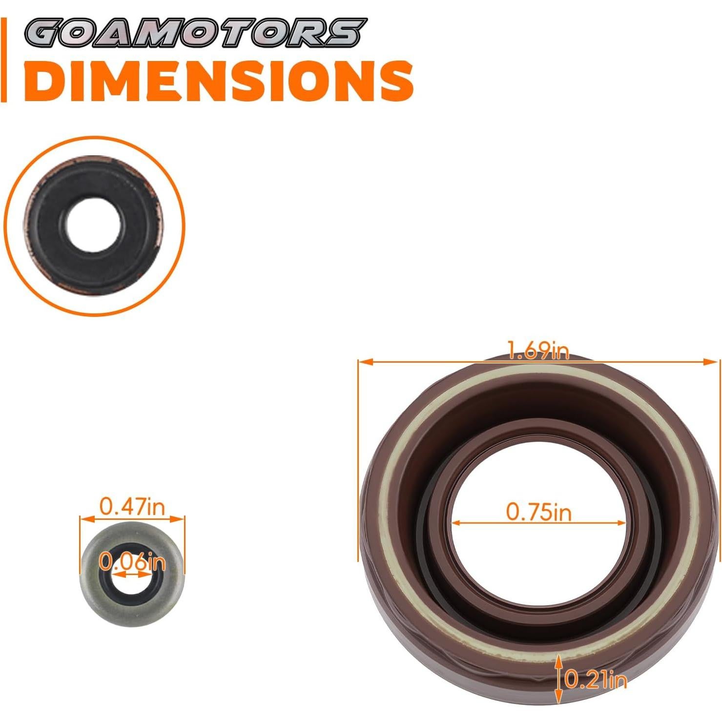 Junta de tapa de válvula GoaMotors VS50440R para Toyota y GEO