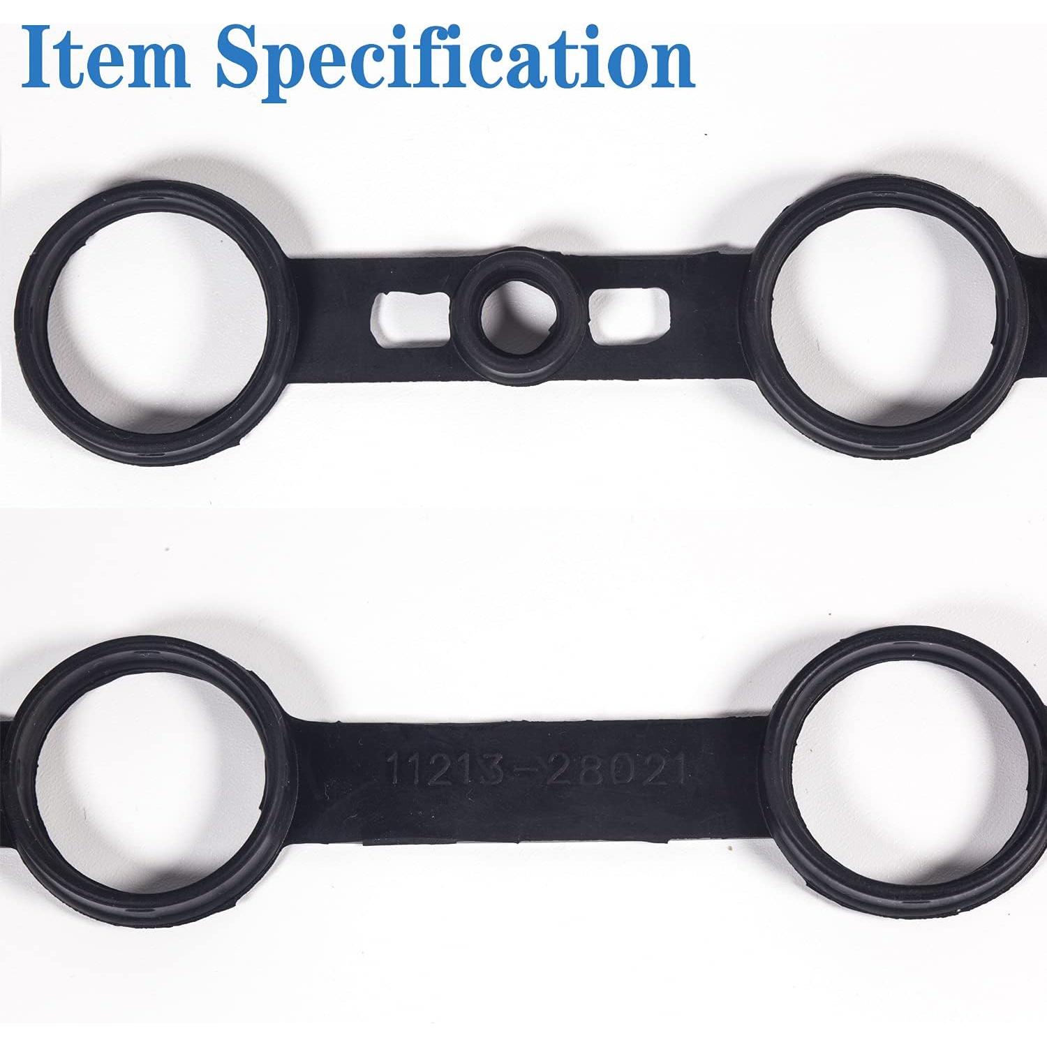 Junta de Tapa de Válvula HIHIAV VS50530R para Toyota 2.4L