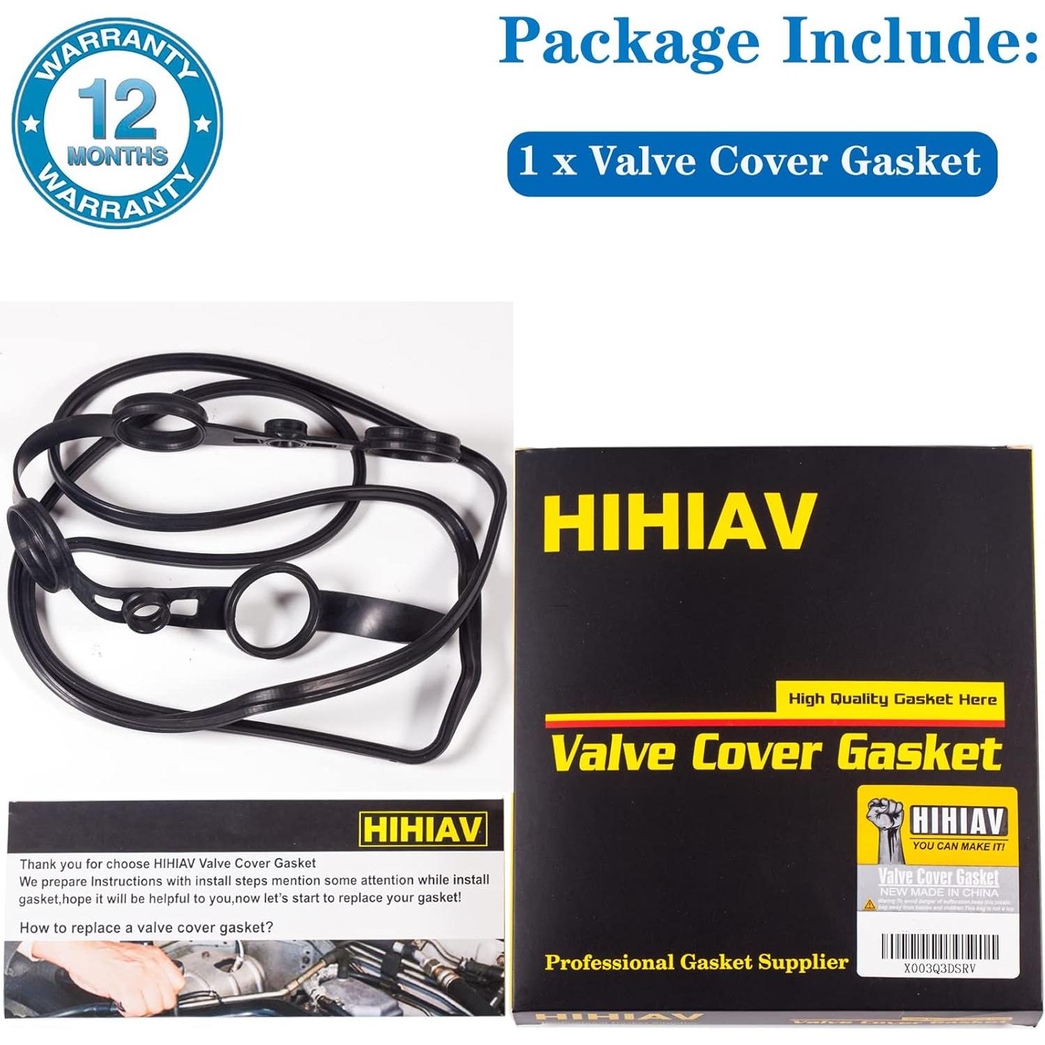 Junta de Tapa de Válvula HIHIAV VS50530R para Toyota 2.4L