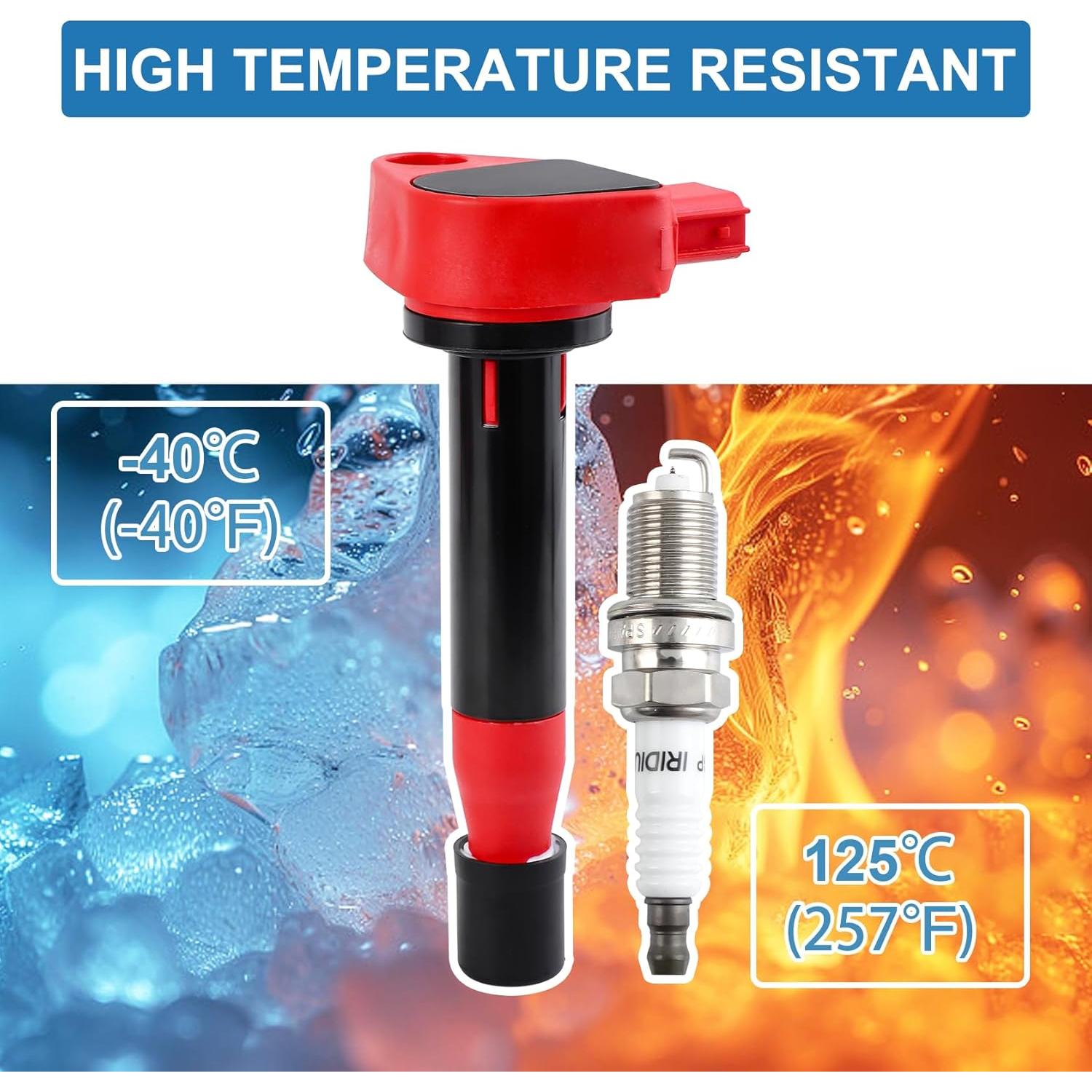 Paquete de Bobinas de Encendido Pindex UF242 y Bujías Iridio