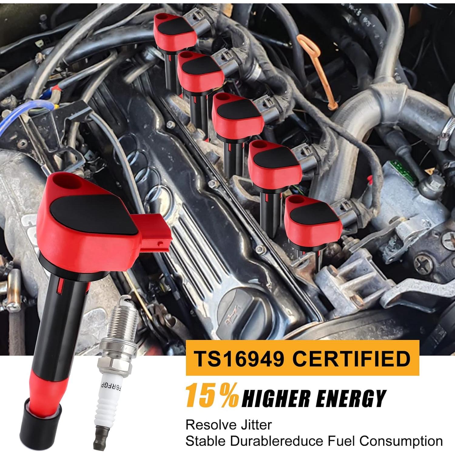 Paquete de Bobinas de Encendido Pindex UF242 y Bujías Iridio