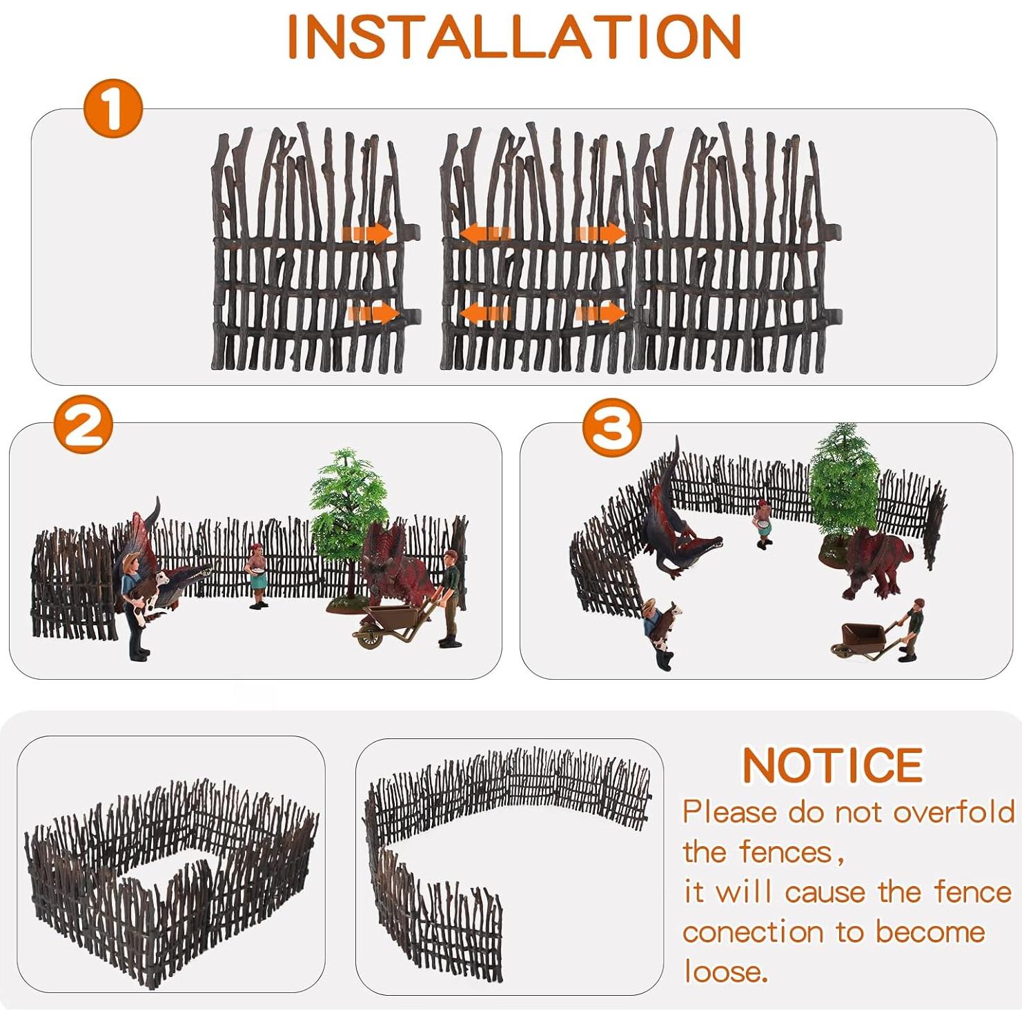 Juego de Cerca de Corral 20PCS LC JoyCre para Niños