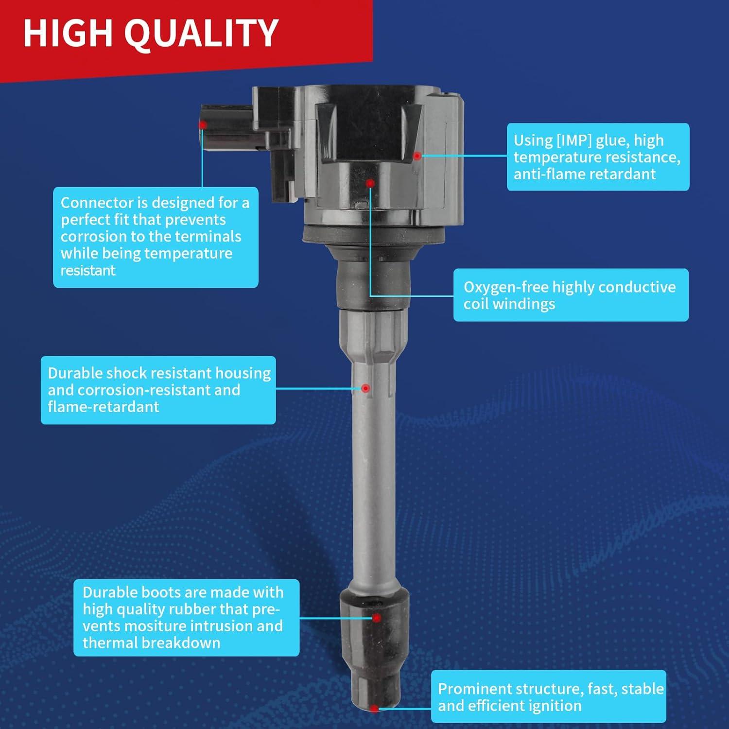 Bobina de Encendido DrCax UF781 Compatible Honda 2017-2021