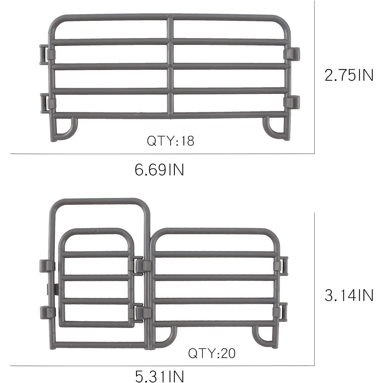 Juego de Cerca de Corral 20PCS LC JoyCre para Niños