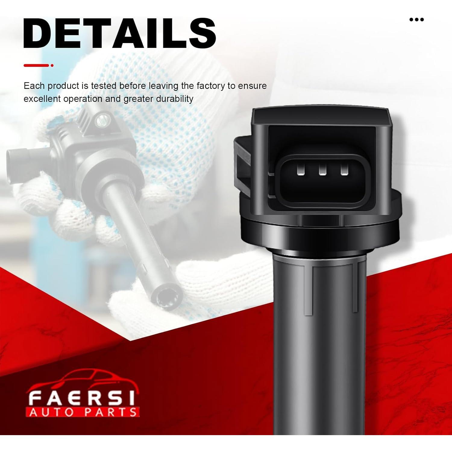 Juego de 4 Bobinas de Encendido FAERSI UF311 UF583 C1382