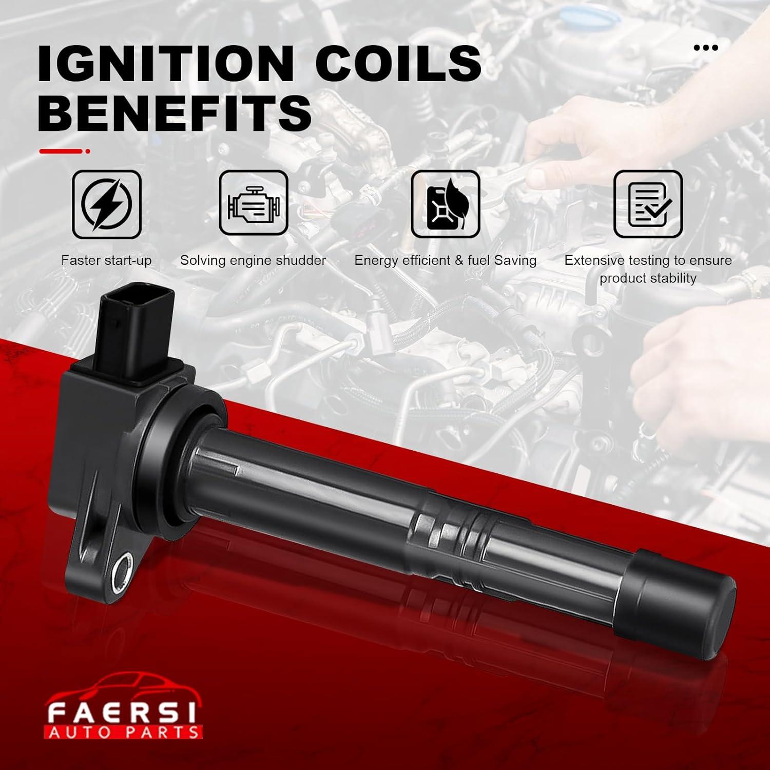 Juego de 4 Bobinas de Encendido FAERSI UF311 UF583 C1382