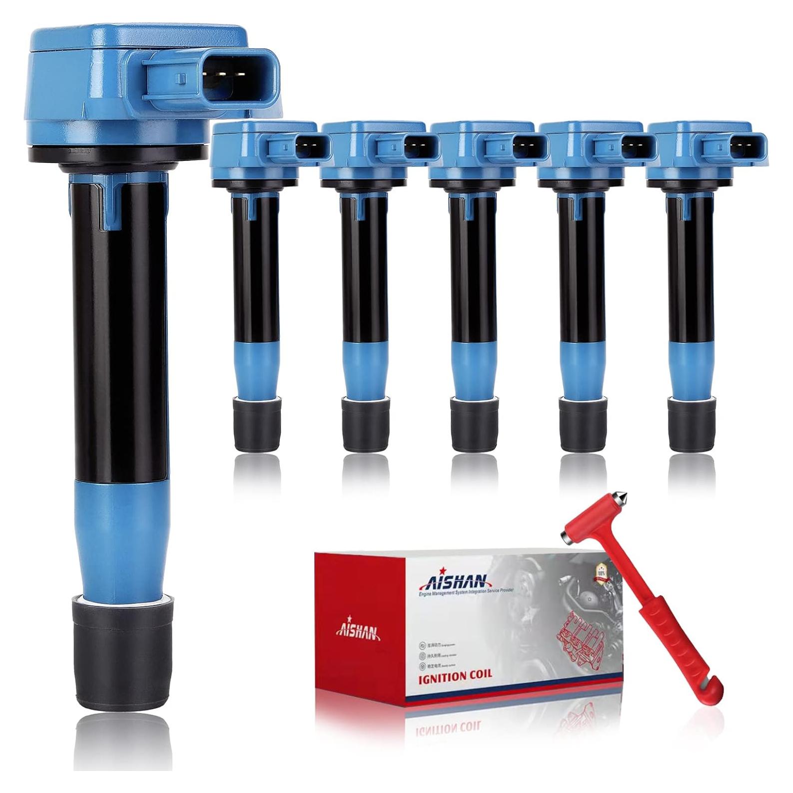 Juego de 6 Bobinas de Encendido AISHAN UF242 para Honda y Acura