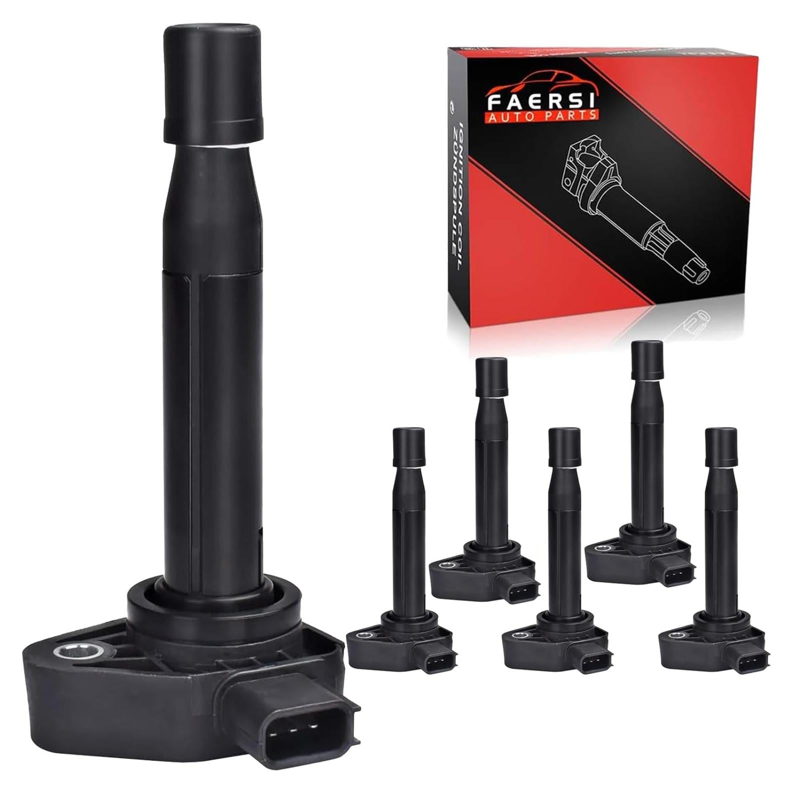 Paquete de 6 Bobinas de Encendido FAERSI para Honda y Acura