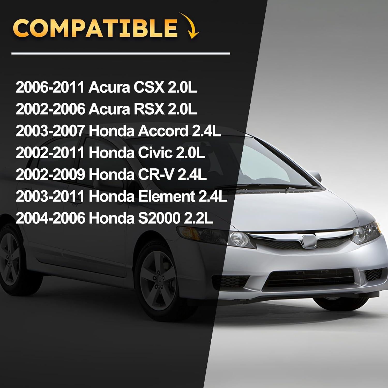 Bobinas de Encendido X4XZ UF311 Juego de 4 para Honda y Acura