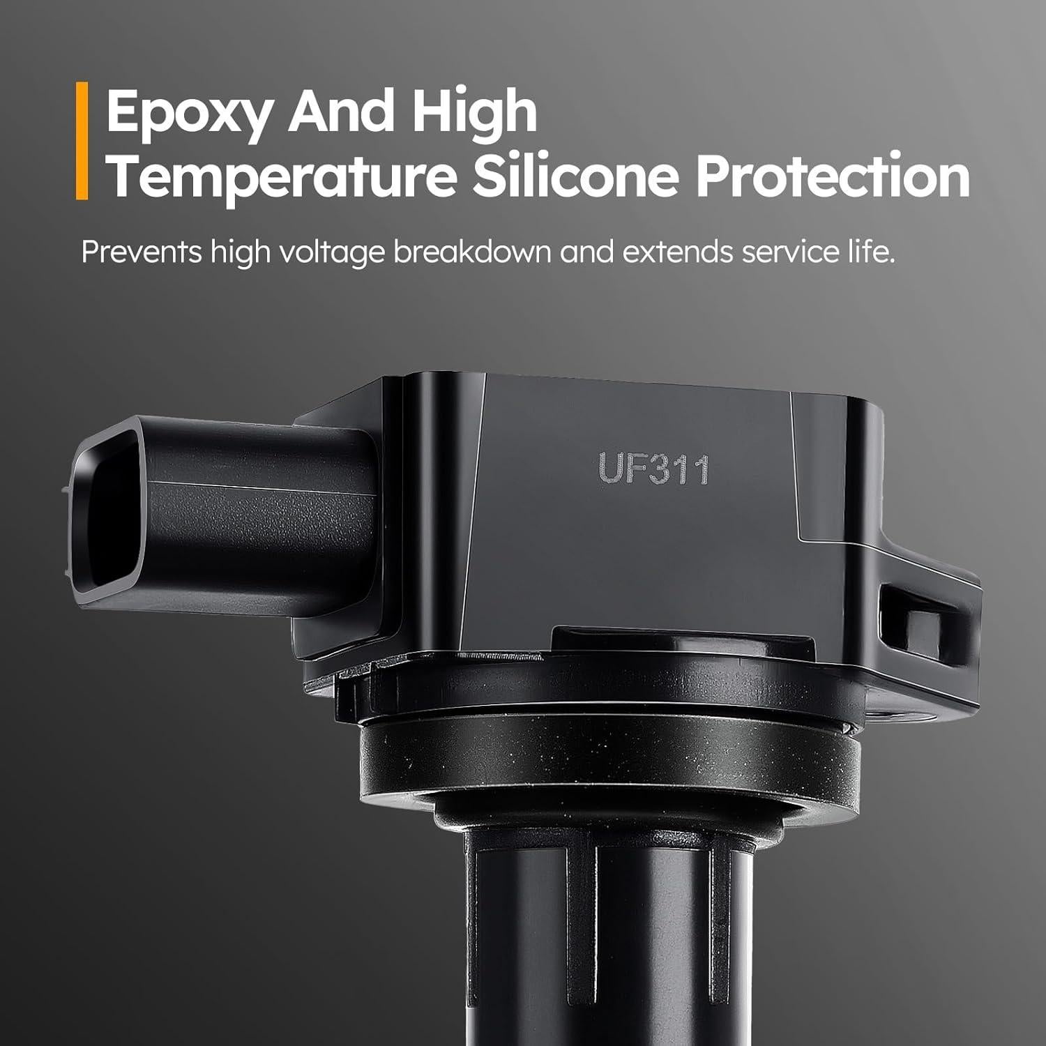 Bobinas de Encendido X4XZ UF311 Juego de 4 para Honda y Acura