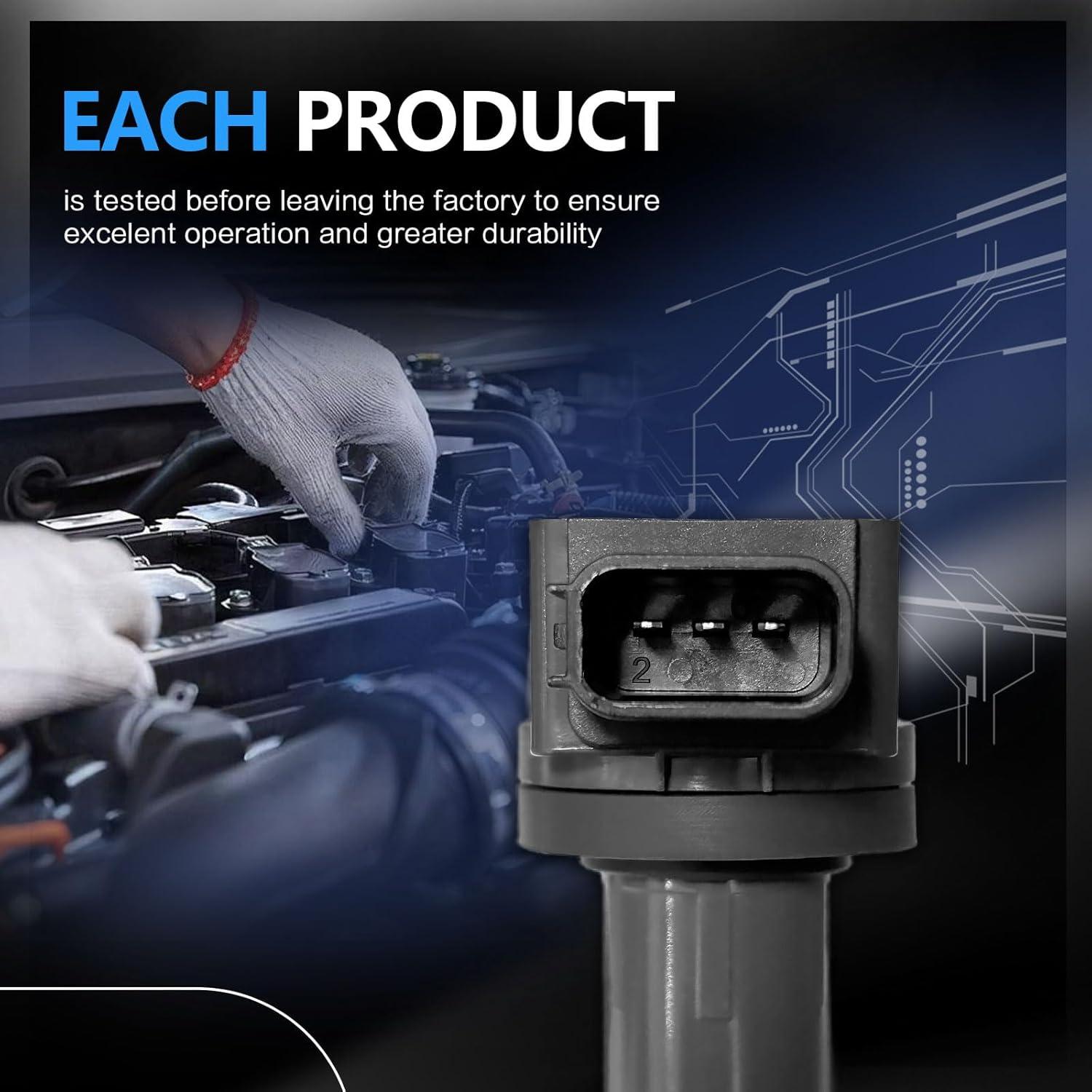 Juego de 4 Bobinas de Encendido y Bujías POHILA 2.4L 2.0L